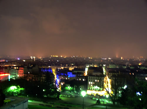 Monmartre: Panoram vom Sacre-Coeur aus