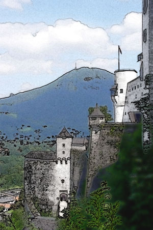 Salzburg. Festung Hohensalzburg