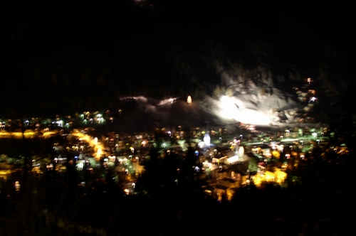 Davos in der Nacht